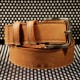 Ceinture en cuir Camel